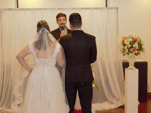 Curso de celebrante social de casamentos realizado em Campinas (setembro 2017) – simulação de casamento